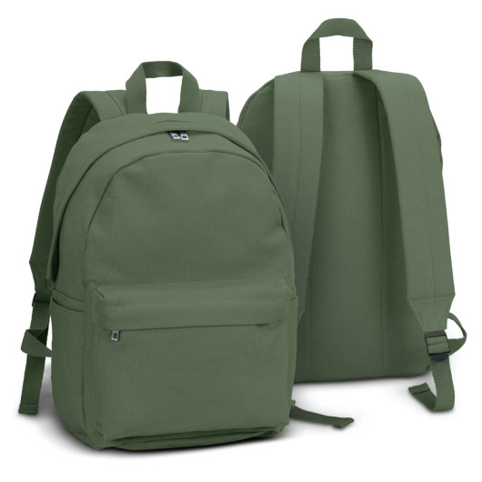 Promotional Canvas Backpacks Olive